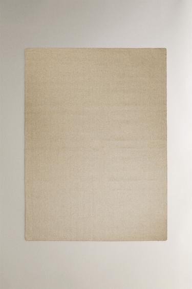 WOOL RUG - Beige by Zara