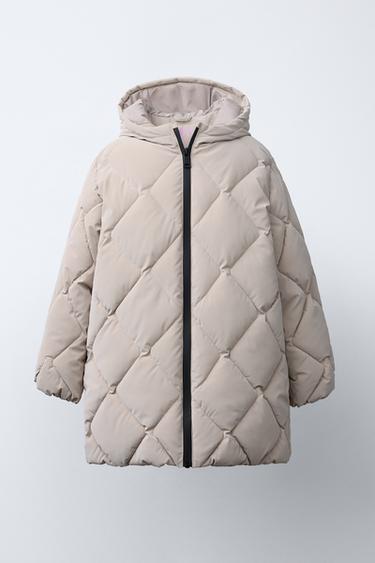 LIGHTWEIGHT RUBBERISED PADDED COAT - camel by Zara - Image 0