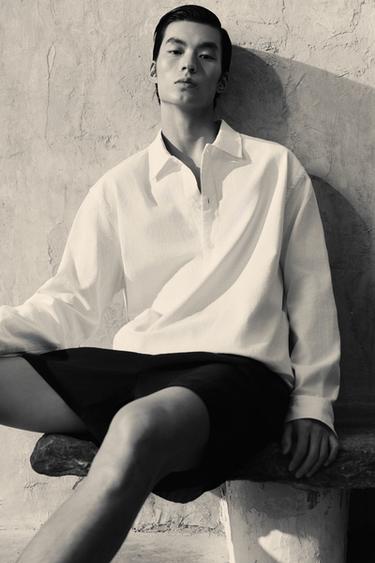 COTTON POLO SHIRT - White by Zara