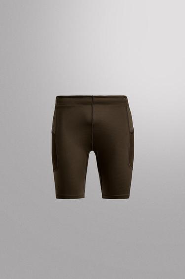 TRAINING LEGGINGS - Khaki by Zara