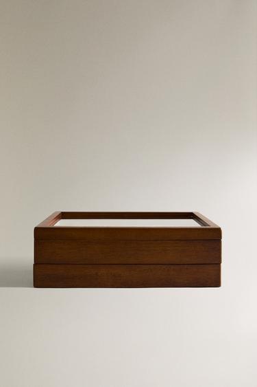 MEDIUM WOODEN JEWELLERY BOX - Brown by Zara