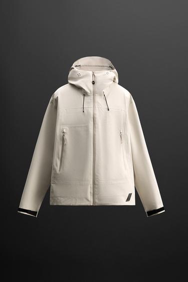 WATERPROOF TECHNICAL JACKET - Stone by Zara