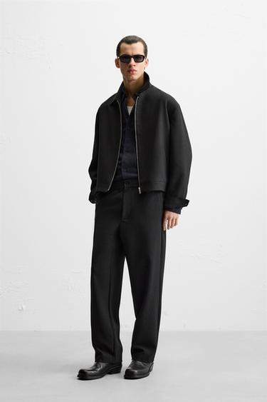 REGULAR FIT TROUSERS - Black by Zara - Image 0