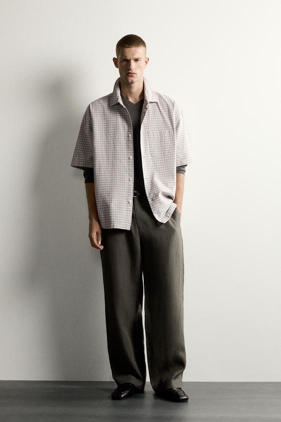 OVERSIZE FIT OXFORD SHIRT - Light grey by Zara - Image 0