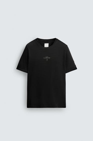SLIM FIT X SR_A T-SHIRT - Black by Zara