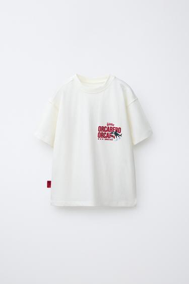 PRINTED ORCA SKIFIDOL ITALIAN BRAINROT™ T-SHIRT - White by Zara