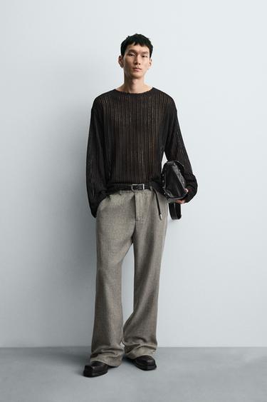 OPEN KNIT SWEATER - Black by Zara - Image 0