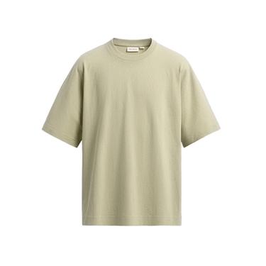 REGULAR FIT HEAVYWEIGHT T-SHIRT - Light green by Zara