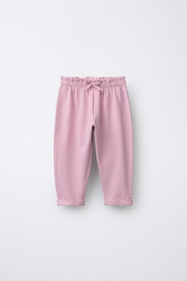 BAGGY TROUSERS - Pink by Zara