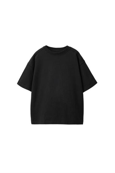 PLAIN T-SHIRT - Black by Zara