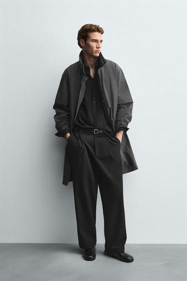 LIGHTWEIGHT TECHNICAL PARKA - Anthracite Grey by Zara - Image 0