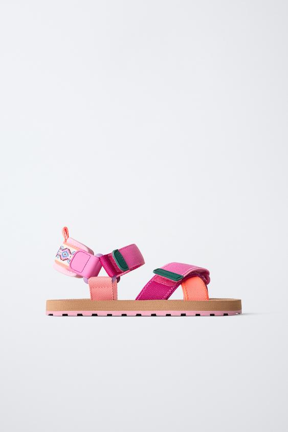 MULTI-COLOURED TECHNICAL SANDALS - Multicoloured by Zara - Image 0