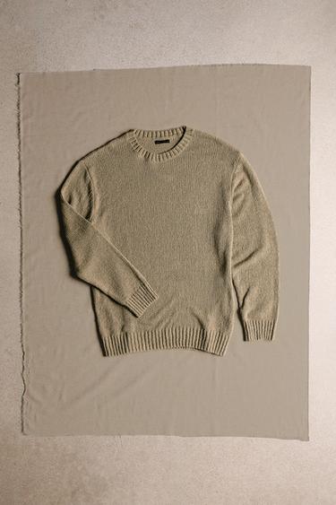 TEXTURED SWEATER - Sand by Zara