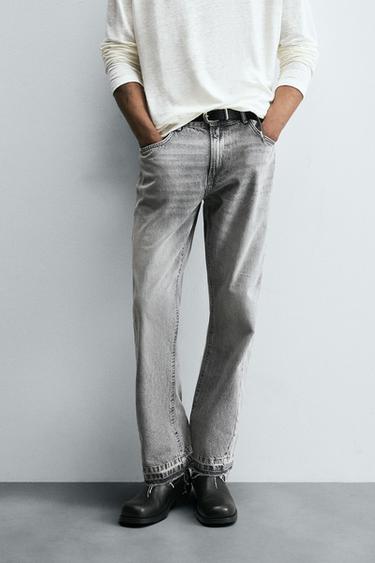 FLARE FIT JEANS - Grey by Zara