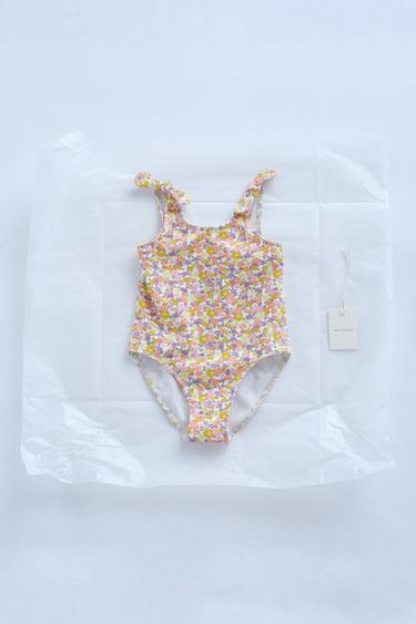 TIMELESZ - FLORAL PRINT SWIMSUIT - Multicoloured by Zara - Image 0