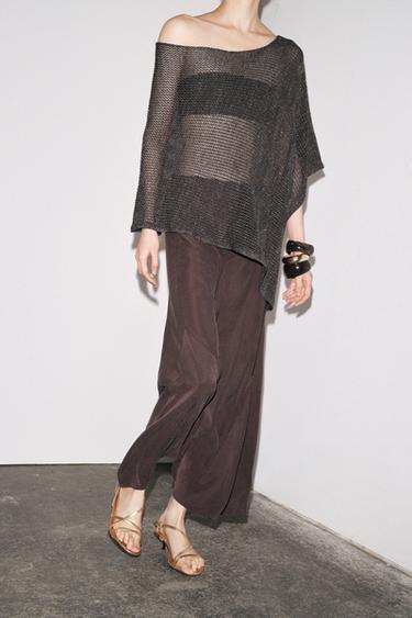 ZW COLLECTION LONG SKIRT - Brown by Zara