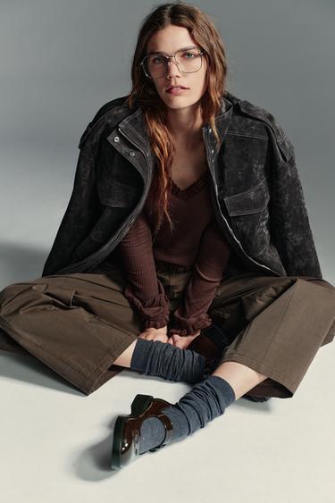 PLATFORM MARY JANES - Burgundy Red by Zara - Image 0