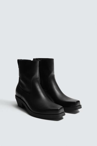 COWBOY BOOTS - Black by Zara