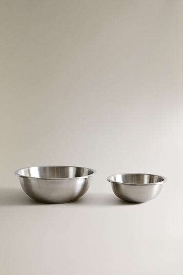 STEEL MIXING BOWL - Steel by Zara - Image 0