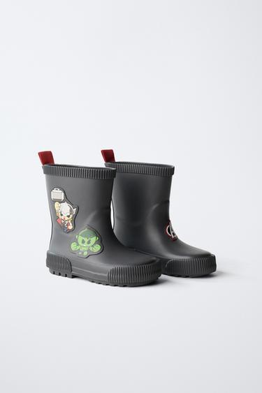 THE AVENGERS © MARVEL WELLINGTON BOOTS - Grey by Zara