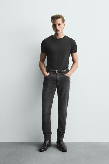 LIMITED EDITION SKINNY FIT JEANS - Grey by Zara