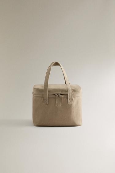 PORTABLE LUNCH BAG - Light beige by Zara