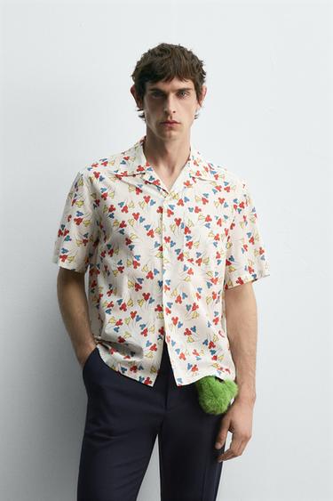MICKEY MOUSE BALLOON SHIRT HARRY LAMBERT FOR ZARA X DISNEY - White by Zara
