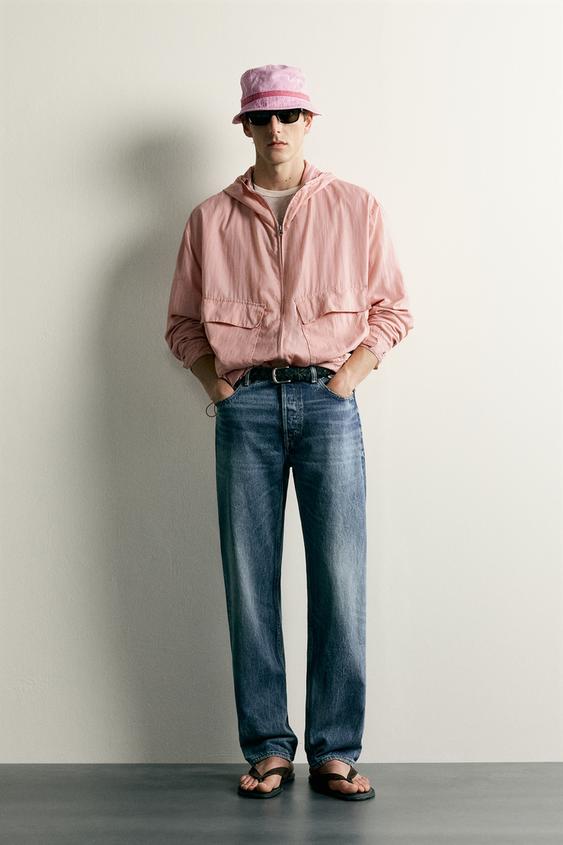 TECHNICAL CROPPED-FIT JACKET - Pink by Zara - Image 0