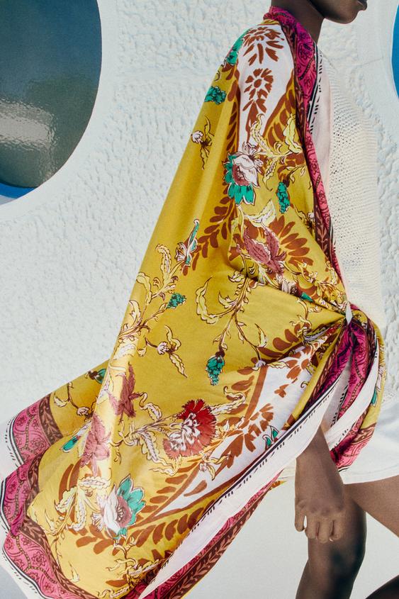 PAISLEY PRINT SCARF - Multicoloured by Zara - Image 0