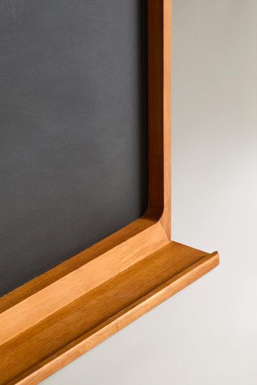 KIDS' WOODEN BLACKBOARD - Brown by Zara