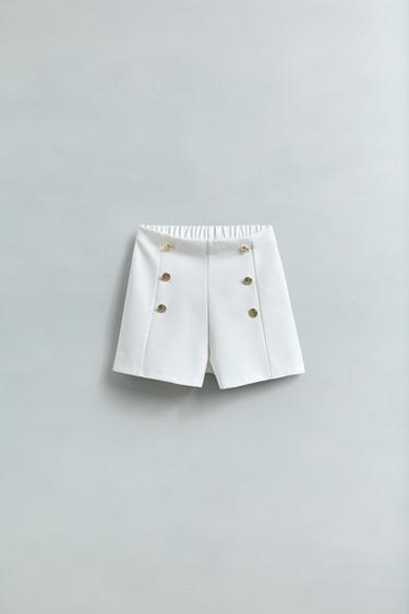 MARINE BERMUDA SHORTS - Oyster-white by Zara