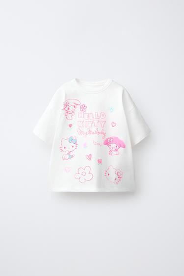HELLO KITTY © SANRIO EMBROIDERED T-SHIRT - White by Zara