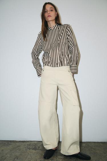 ZW COLLECTION STRIPED SHIRT - striped by Zara
