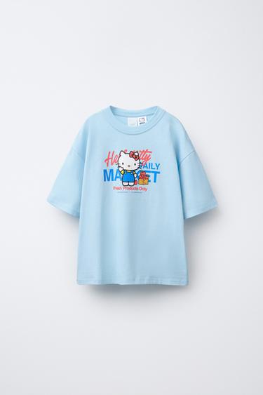 HELLO KITTY © SANRIO PRINTED T-SHIRT - Blue by Zara - Image 0
