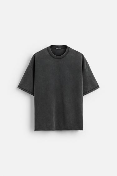 FADED RELAXED FIT SWEATSHIRT - Dark anthracite by Zara