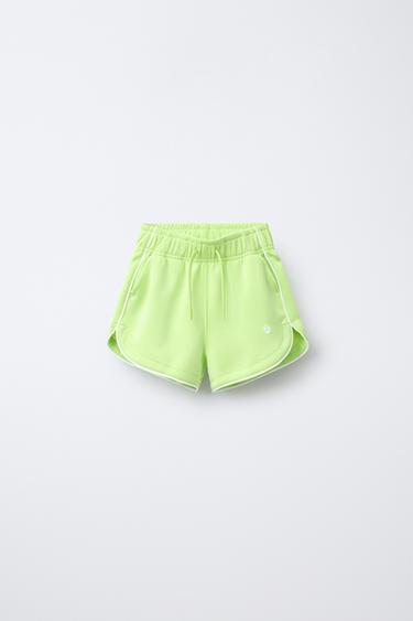 MODAL TRIM BERMUDA SHORTS - Green by Zara - Image 0