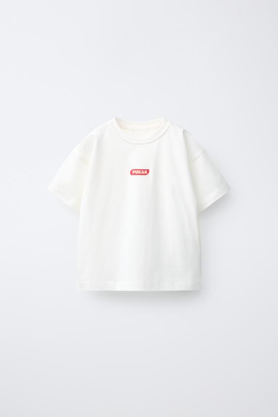 PUKAS SURF PHOTOGRAPHIC LOGO T-SHIRT - White by Zara - Image 0