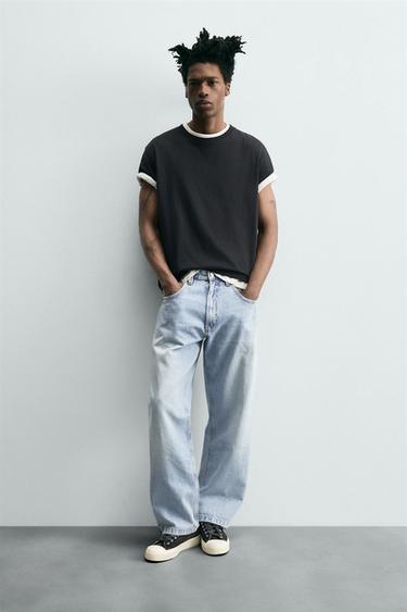 BAGGY FIT JEANS - Light blue by Zara