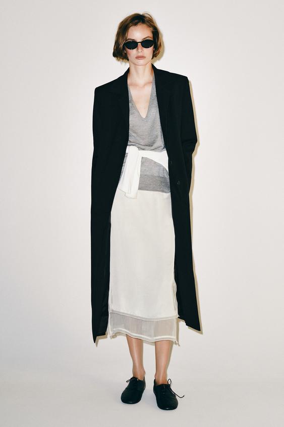 100% EXTRA-FINE CASHMERE JUMPER - Mid-grey by Zara - Image 0
