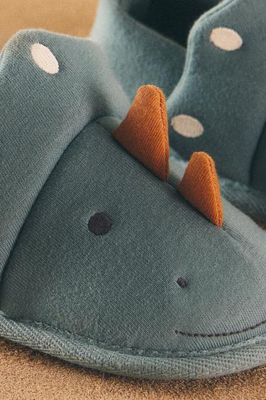 JUNIOR DINOSAUR SLIPPERS - Navy Blue by Zara - Image 0