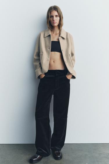 SOFT JACKET WITH POCKETS - Sand / Marl by Zara - Image 0