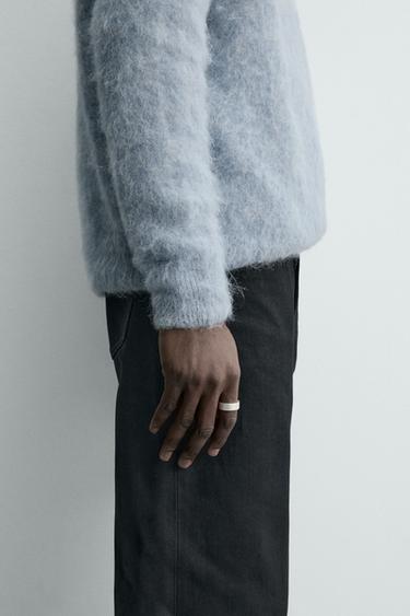 MATTE METAL BAND RING - Silver by Zara - Image 0