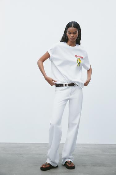 PANCRACE BESSA LEMON PRINT T-SHIRT - White by Zara - Image 0