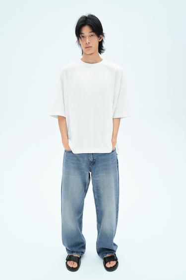 BAGGY FIT JEANS - Mid-blue by Zara