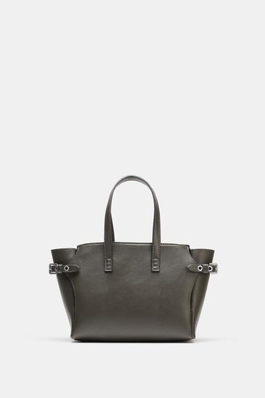 MINI TOTE BAG - Grey by Zara