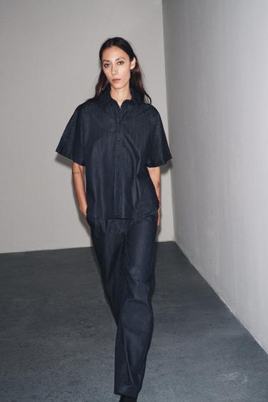 ZW COLLECTION DENIM JOGGERS - Blue by Zara - Image 0