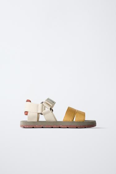 COLOUR TECHNICAL SANDALS - Mustard by Zara