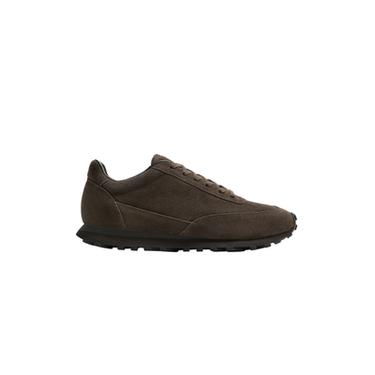 CASUAL LEATHER TRAINERS - Brown by Zara