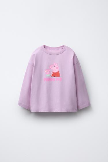 PEPPA PIG ™ PRINT T-SHIRT - Mauve by Zara