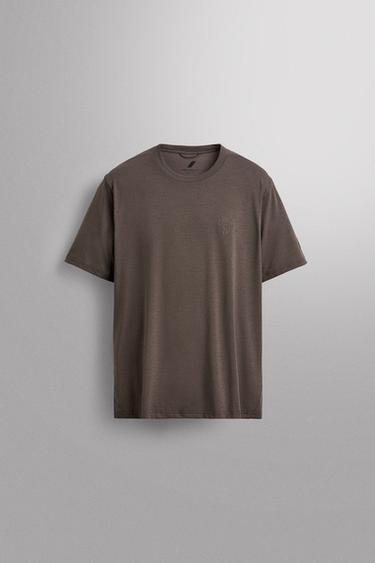 TRAINING TECHNICAL T-SHIRT - Burgundy by Zara